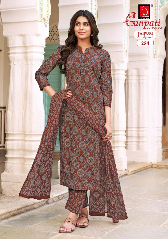 Ganpati Jaipuri Special Vol-11 - Dress Material